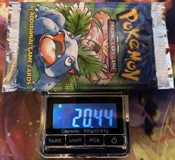 BASE SET (Venusaur Art) SEALED 1999-2000 Australia Booster Pack Pokemon Cards - Image 3