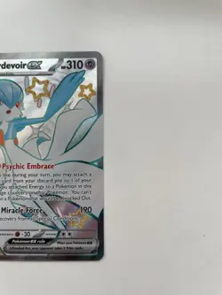 Pokemon TCG Gardevoir EX Full Art Shiny Rare Holo Card 217/091 Paldean Fates NM - Image 2