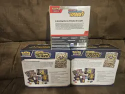 Pokemon Surging Sparks 2 ETBs and 1 Booster Bundle Factory Sealed - Image 2