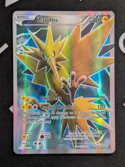 Zapdos 29/83 XY Generations Pokemon TCG Full Art Ultra Rare Holo 2016 LP - Image 1