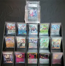 Pokemon Card Lot #3. 15 Cards NM-M, + 1 Graded CGC Slab. - Image 1
