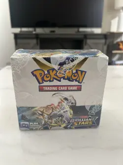 Pokemon Brilliant Stars Booster Box Factory Sealed Sword And Shield - Image 1