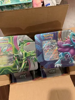 Pokemon SV Paradox Clash 6-Tin CASE Obsidian Flames Twilight Masquerade 30 Packs - Image 1