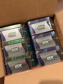 Pokemon SV Paradox Clash 6-Tin CASE Obsidian Flames Twilight Masquerade 30 Packs - Image 2