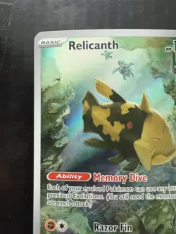 Pokemon Relicanth Temporal Forces 173/162 Holo Illustration (NM) - Image 2
