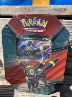 All 3 Pokemon V Heroes 4 pack V Tins ESPEON SYLVEON UMBREON FACTORY SEALED - Image 3