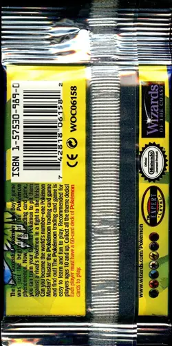 BASE SET (Venusaur) SEALED HANGER/LONG CRIMP Booster Pack WOTC Pokemon Card #2 - Image 2