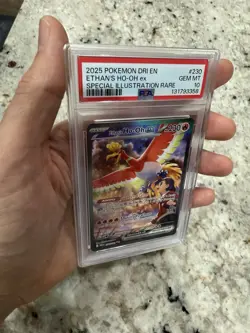 PSA 10 Ethan's Ho-Oh EX SIR 230/182 Destined Rivals Gem Mint 2025 ENGLISH - Image 3