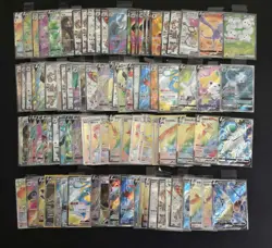100 Lot SR HR gx Holo Pokemon TCG Chinese dragonite aerodactyl gyarados SQ #9 - Image 1