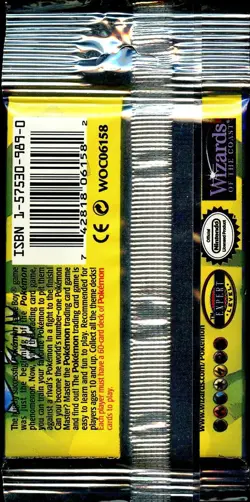BASE SET (Venusaur) SEALED HANGER/LONG CRIMP Booster Pack WOTC Pokemon Card #3 - Image 2