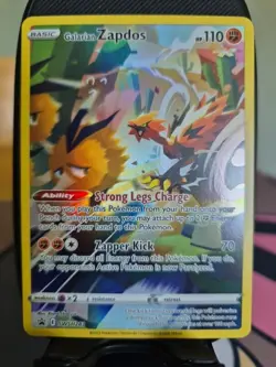 pokemon cards tcg Galarian Zapdos SWSH283 Black Star Promo - Image 1