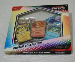 Lot of 5 Pokemon TCG Prismatic Evolutions Poster Collection Sealed - Image 4
