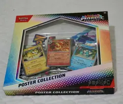 Lot of 5 Pokemon TCG Prismatic Evolutions Poster Collection Sealed - Image 5