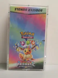 2025 Pokemon Prismatic Evolutions Factory Sealed Booster Bundle Display Box (b) - Image 1