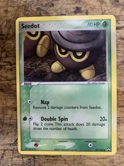 Pokemon TCG Seedot EX Power Keepers Common 60/108 - Image 1