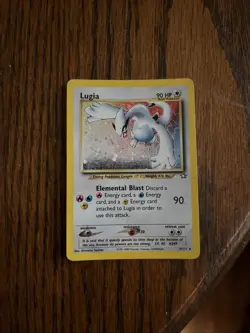 Pokemon TCG Lugia Neo Genesis Holo Rare Card 9/111 - Image 1
