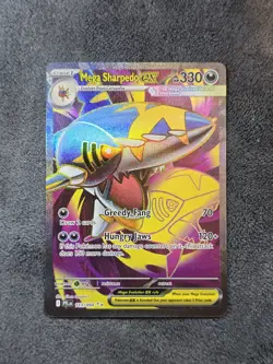 Mega Sharpedo ex 113/094 Ultra Rare ME02: Phantasmal Flames Pokemon TCG NM - Image 1