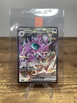 Pokemon TCG: Team Rocket's Nidoking ex 233/182 Sv10 - Destined Rivals SIR - NM - Image 3