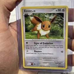 Pokemon Eevee 59/111 Rising Rivals Regular Common NM Near Mint Condition 2009 - Image 1