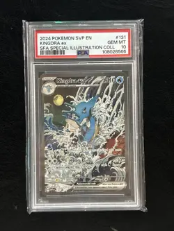 Kingdra ex SVP #131 Pokemon Shrouded Fable Black Star Promo Card GEM MT PSA 10 - Image 2