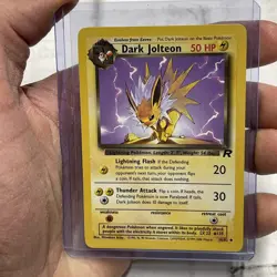 Pokemon TCG Team Rocket 38/82 Dark Jolteon Vintage Card Nintendo Uncommon NM/MT - Image 1