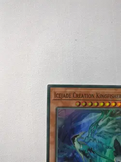 Icejade Creation Kingfisher BACH-EN008 Super Rare Yu-Gi-Oh Card 1st Edition New - Image 2