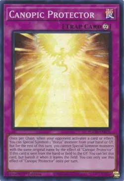 YUGIOH TCG Age of Overlord - Canopic Protector AGOV-EN076 - Image 1