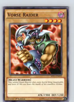 Yu-Gi-Oh TCG Vorse Raider MIL1-EN032 1st Edition Common Card NM - Image 1