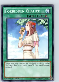 Yu-Gi-Oh TCG Forbidden Chalice BP03-EN164 1st Edition Regular Common Card LP-NM - Image 1
