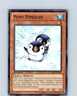 Yu-Gi-Oh TCG Puny Penguin ABYR-EN037 1st Edition Regular Common Card NM - Image 1