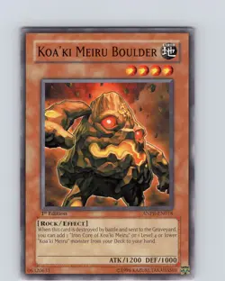 Yu-Gi-Oh TCG Koa'ki Meiru Boulder ANPR-EN018 1st Edition Common Card NM - Image 1