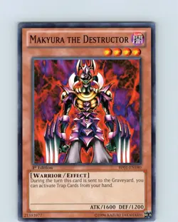 Yu-Gi-Oh TCG Makyura The Destructor BP01-EN180 1st Edition Common Card NM - Image 1