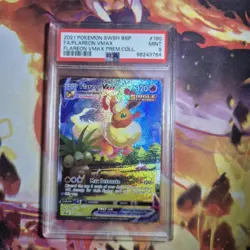 PSA 9 MINT Full Art Flareon Vmax 2021 Black Star Promo SWSH180 Pokemon Card - Image 1