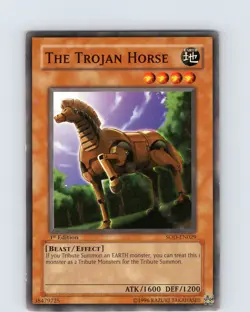 Yu-Gi-Oh TCG The Trojan Horse SOD-EN029 1st Edition Regular Common Card LP-NM - Image 1