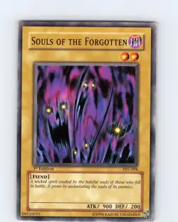 Yu-Gi-Oh TCG Souls Of The Forgotten PSV-098 1st Edition Common Card Played LP - Image 1