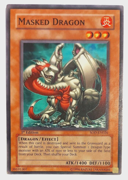 Yugioh Masked Dragon - Common - SOD-EN026 - Used - 1st.Ed. - Image 1