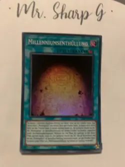 MILLENNIUMSENTHULLUNG - LED7-DE006 DEUTSCH Yu-Gi-Oh! CARD SUPER RARE HOLO - Image 2