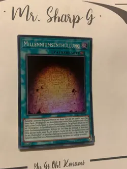 MILLENNIUMSENTHULLUNG - LED7-DE006 DEUTSCH Yu-Gi-Oh! CARD SUPER RARE HOLO - Image 3