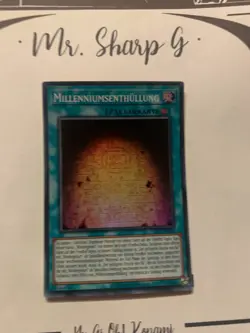 MILLENNIUMSENTHULLUNG - LED7-DE006 DEUTSCH Yu-Gi-Oh! CARD SUPER RARE HOLO - Image 4
