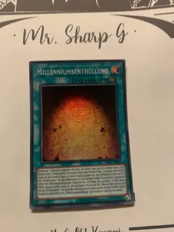 MILLENNIUMSENTHULLUNG - LED7-DE006 DEUTSCH Yu-Gi-Oh! CARD SUPER RARE HOLO - Image 5