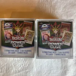 Yu-Gi-Oh! TCG 2025 Green Power Cube 8 Structure Deck + 3 Bonus Packs - LOT OF 2 - Image 1
