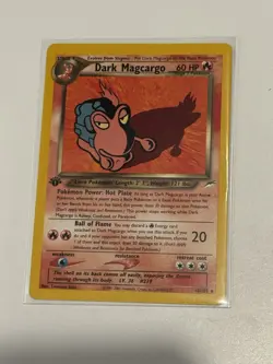 Dark Magcargo Neo Destiny 18/105 1st Edition Regular Card NM Condition - Image 1