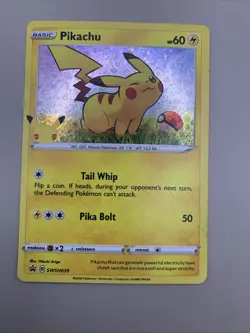 Pikachu SWSH039 Sword & Shield Promo 2020 Rare Holo Pokemon TCG Card - Image 1