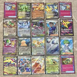 TCG Pokemon 40x Card Binder Lot Collection - Illustration Rare, FA's, Ex’s, More - Image 2