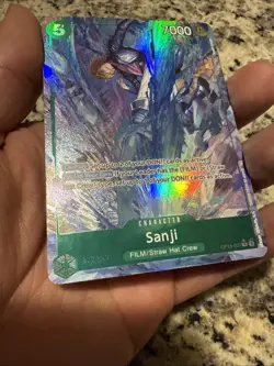 OP13-027 Sanji Rare Alt Art One Piece Card Carrying On His Will English Mint - Image 2