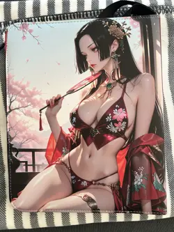 Shenhe Boa Hancock Anime Waifu Trading Card 2 A5 Pockets Zipper Binder - Image 2