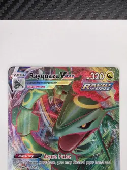 Rayquaza VMAX 102/159 Holo Sword & Shield Crown Zenith Pokemon TCG Card NM+ - Image 3
