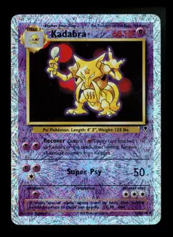 Kadabra 49/110 Legendary Collection 2002 Reverse Holo Pokemon Card TCG - Image 1