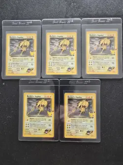Pokemon Celebrations Classic Collection Rockets Zapdos 5 Card Lot - Image 1