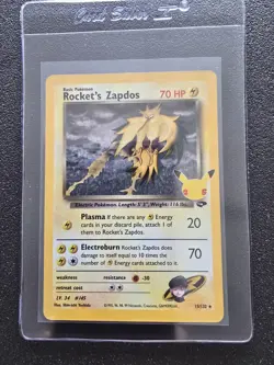 Pokemon Celebrations Classic Collection Rockets Zapdos 5 Card Lot - Image 2